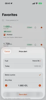 Fuelvo screenshot: en-05-alert.png